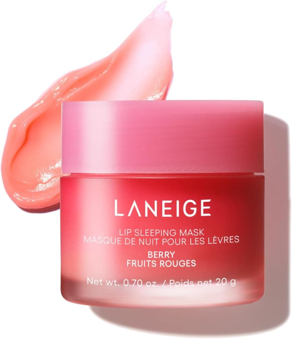 LANEIGE Lip Sleeping Mask EX Berry, Overnight Hydrating Lip Treatment 20g