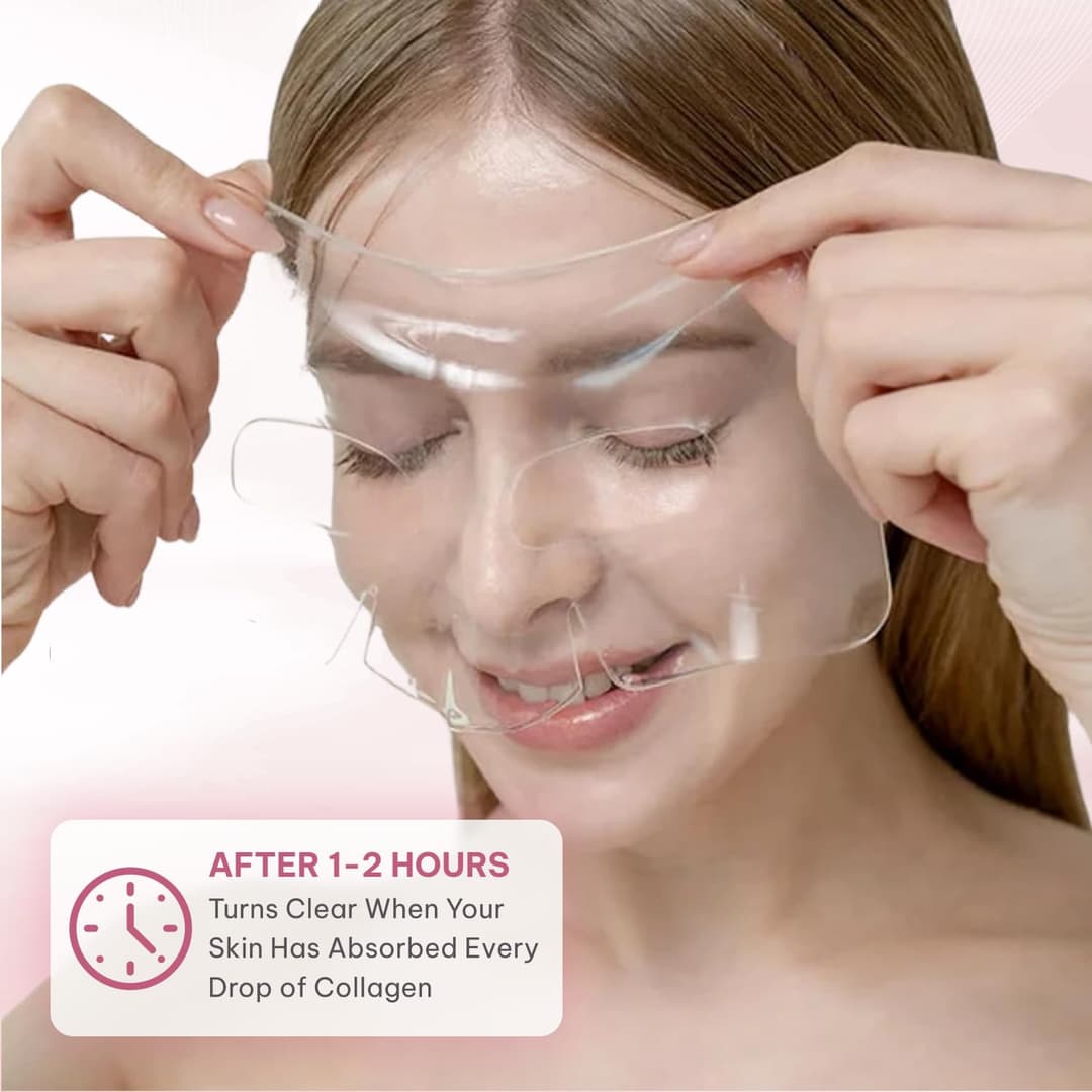 Quasi Bio-Collagen Face Mask Overnight, Niacinamide & Low Molecular Collagen, Firming & Smoothing, 4 Masks