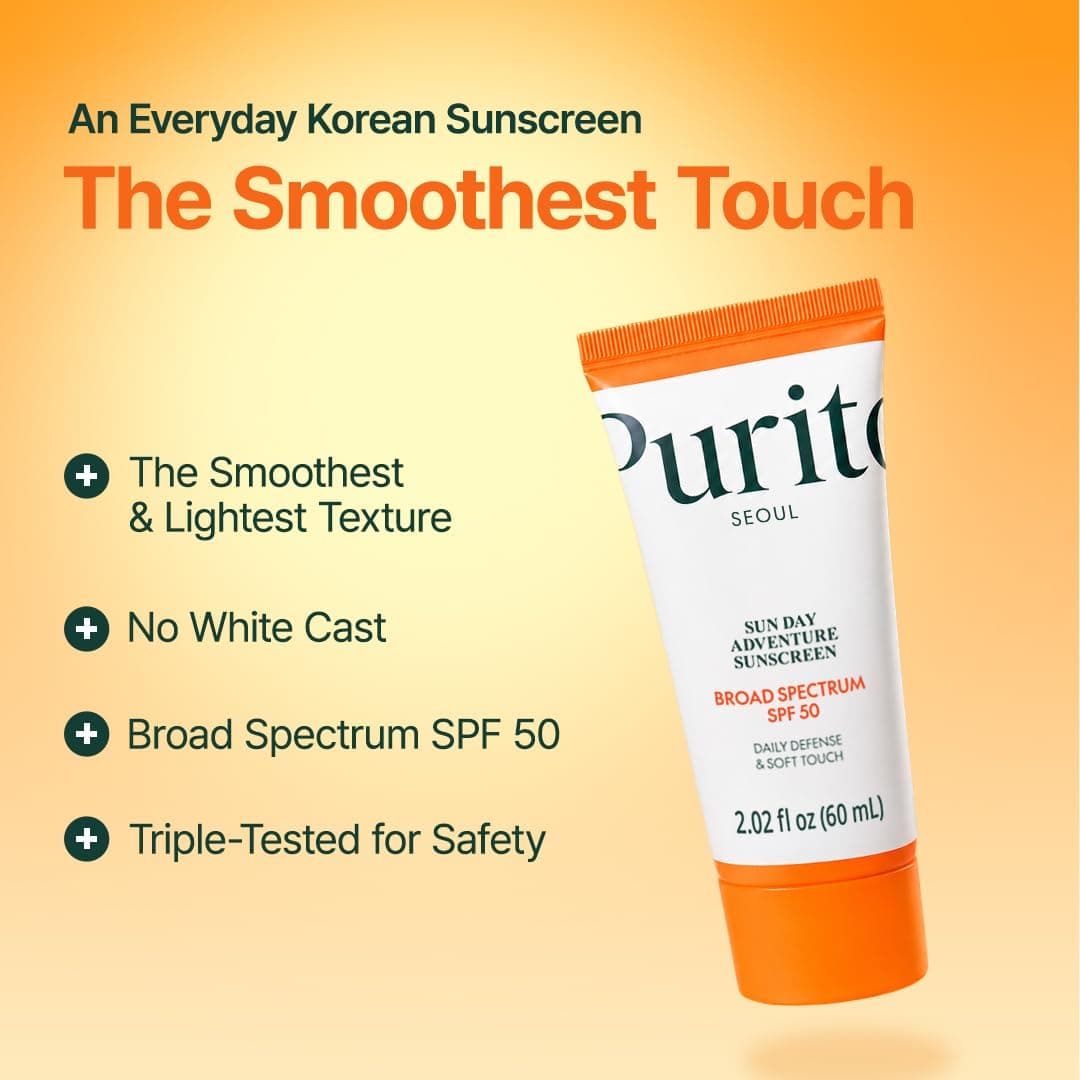 Purito Seoul Daily Soft Touch Sunscreen SPF50+ PA++++, 60ml
