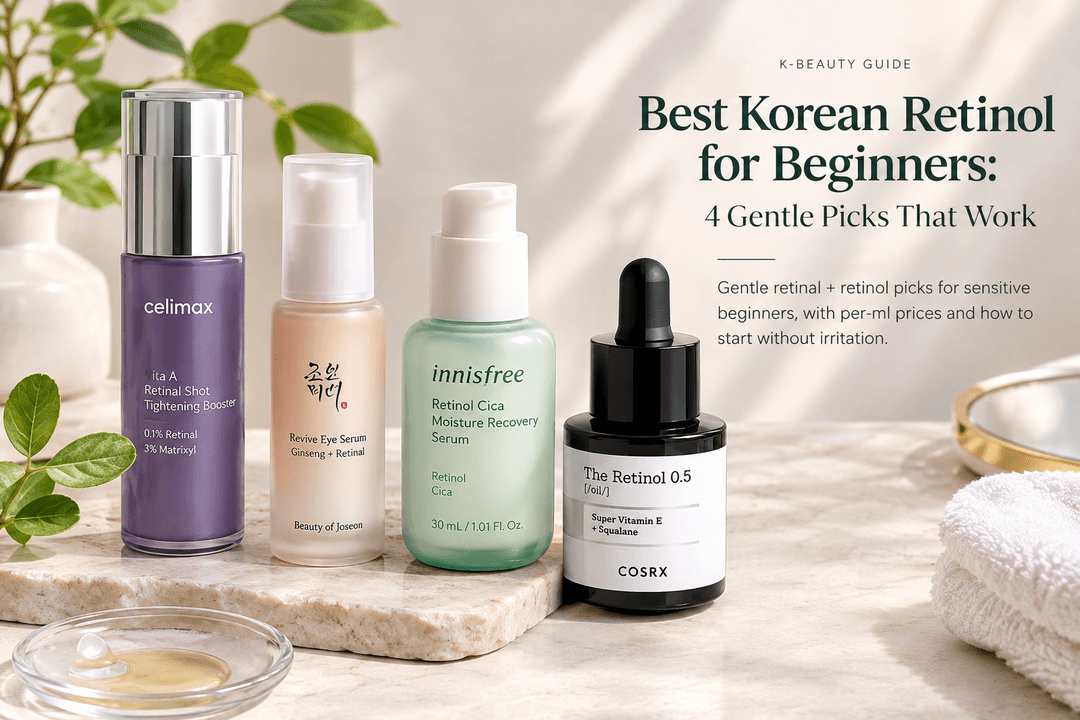 Best Korean Retinol for Beginners: 4 Gentle Picks That Work